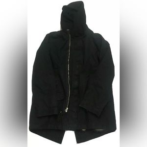 Rick Owens Slab heavyweight waxed canvas coat with removable lining